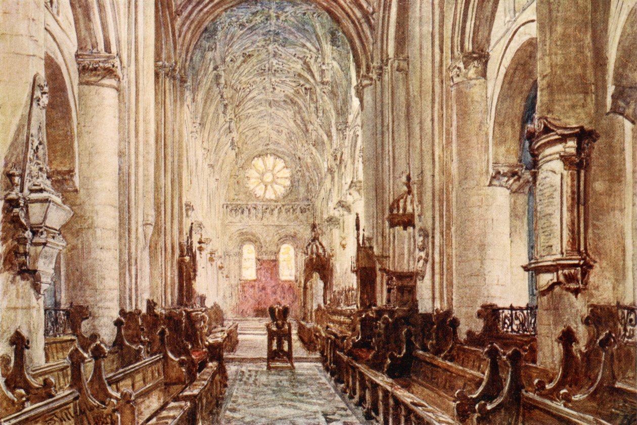 Christ Church Katedrali'nin içi, 1903 by John Fulleylove