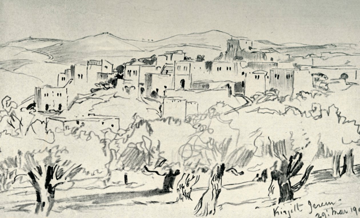 Kirjath-Jearim, 1902. by John Fulleylove