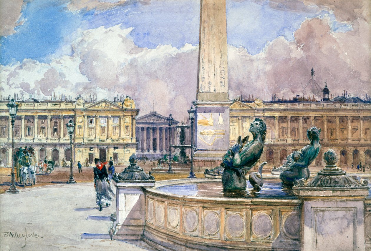Concorde Meydanı, 1847-1908 by John Fulleylove