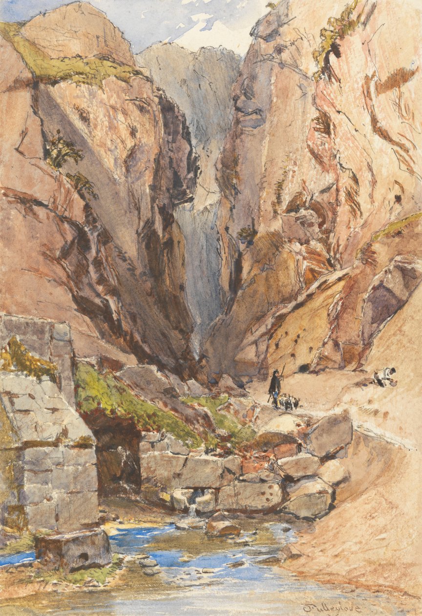 Kastalya Baharı, Delphi by John Fulleylove