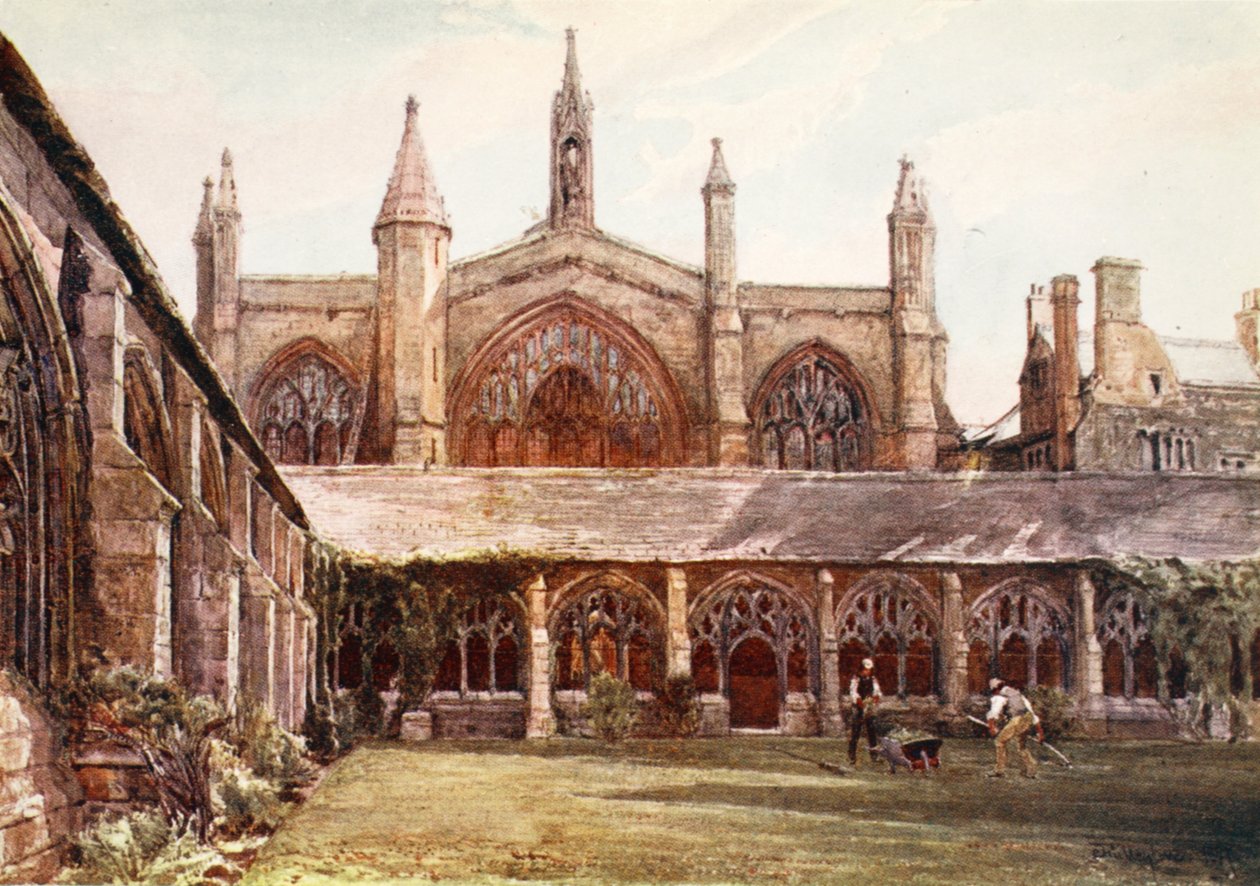 Cloisters, Yeni Kolej by John Fulleylove