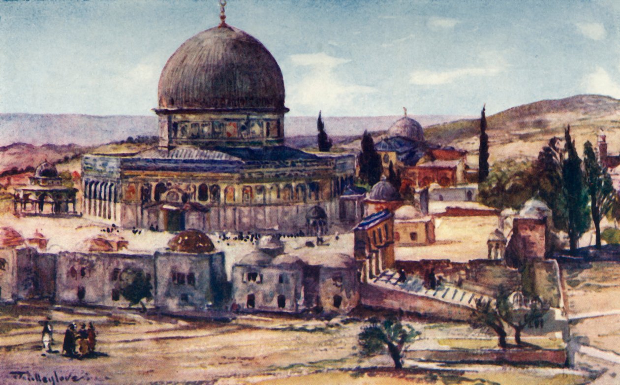 Antonia Kulesi Yakınındaki Kışladan Kaya Kubbesi, 1902. by John Fulleylove