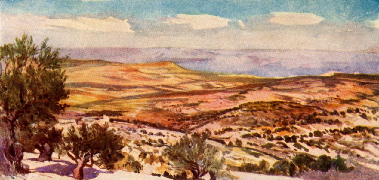 Bethlehem Yakınlarındaki Ruth ve Boaz Tarlaları, 1902. by John Fulleylove