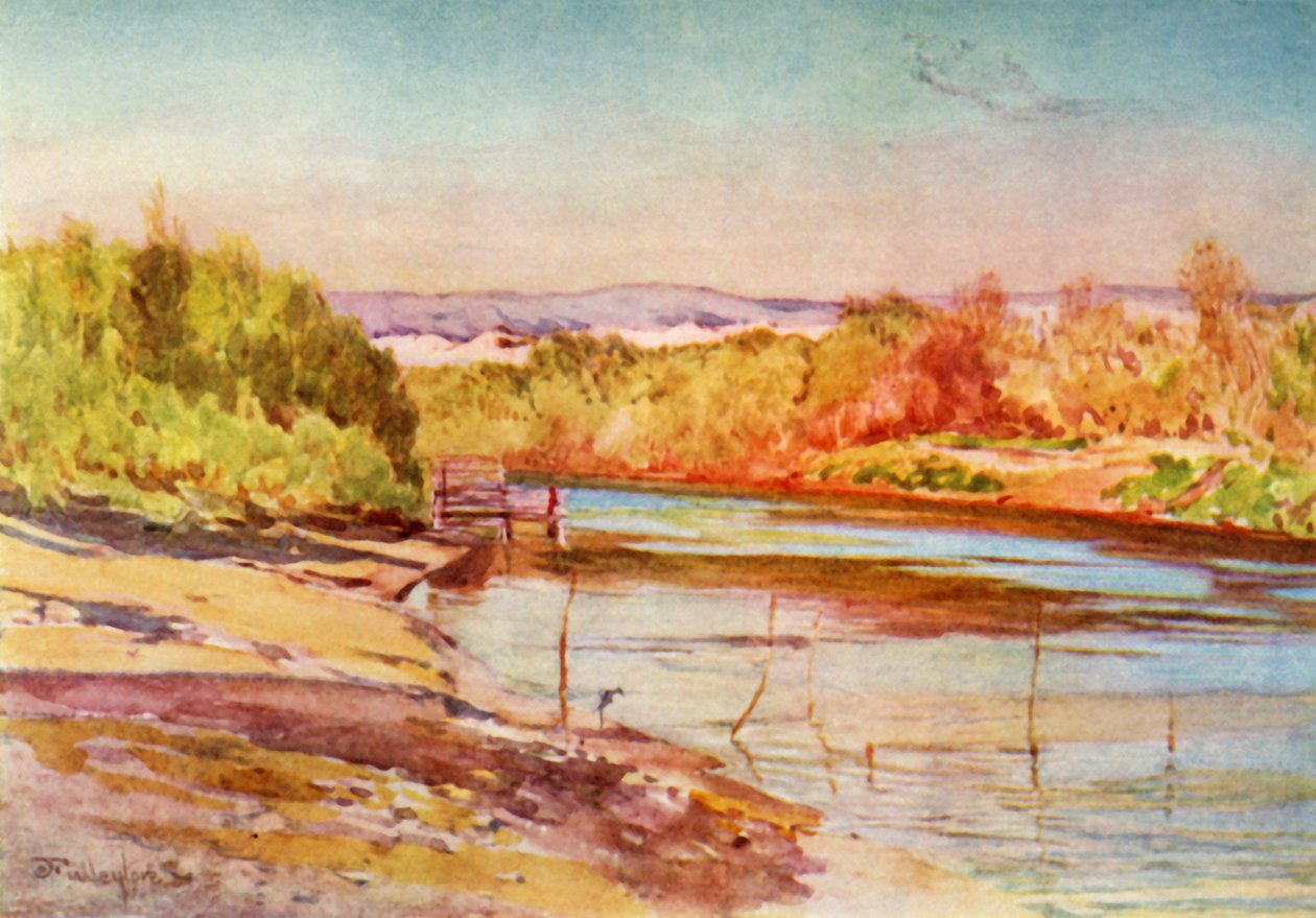 Ürdün Ford Jericho, 1902. by John Fulleylove