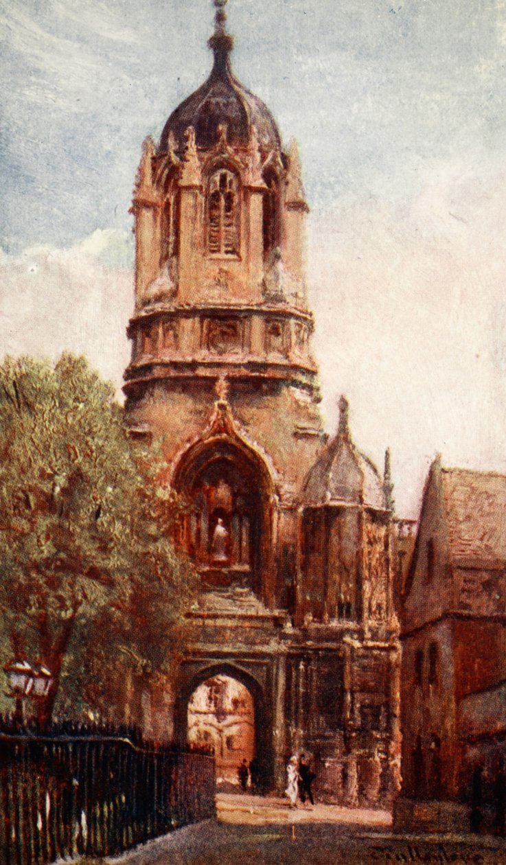 Tom Tower, Christ Church Koleji, 1903 by John Fulleylove