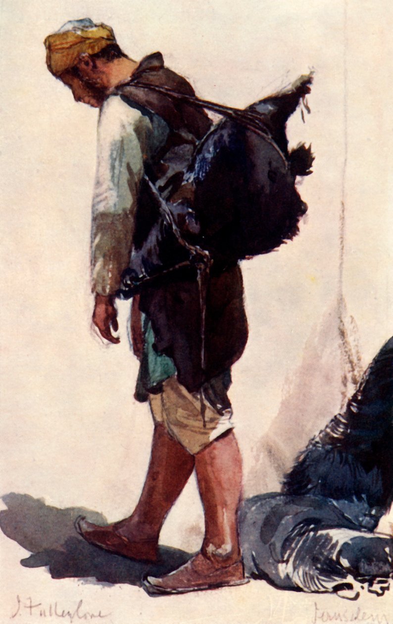 Su Taşıyıcı Ayakta Figür, 1902. by John Fulleylove