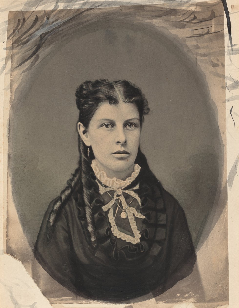 Kadın Portresi, c. 1870. by John G Ellinwood