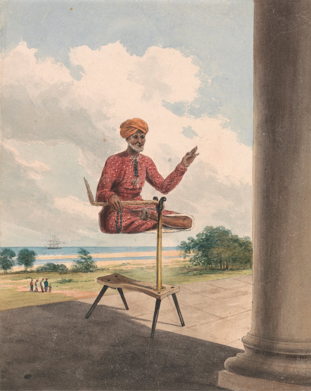 Hava Adamı, 10 Temmuz 1828 by John Gantz