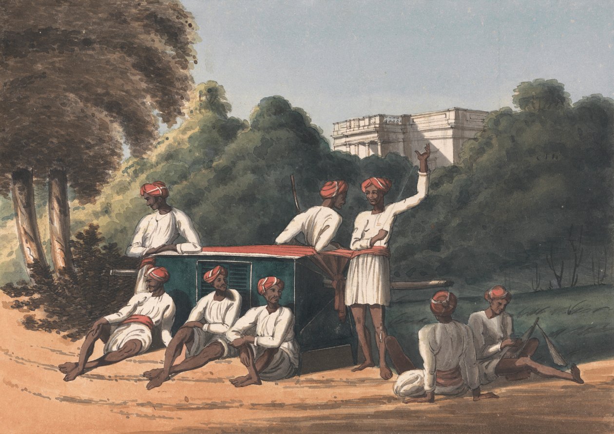 Palankeen Taşıyıcıları by John Gantz