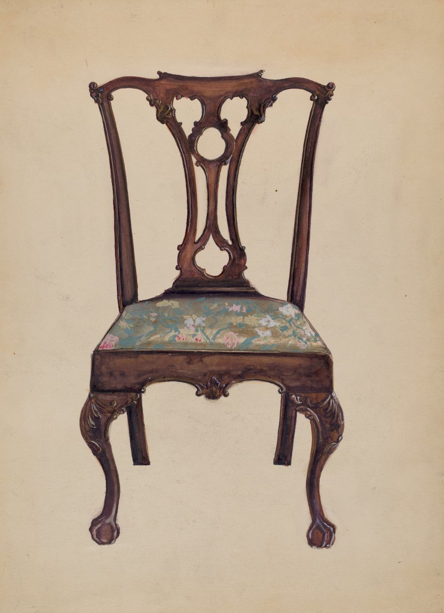 Chippendale Yan Sandalye by John Garay