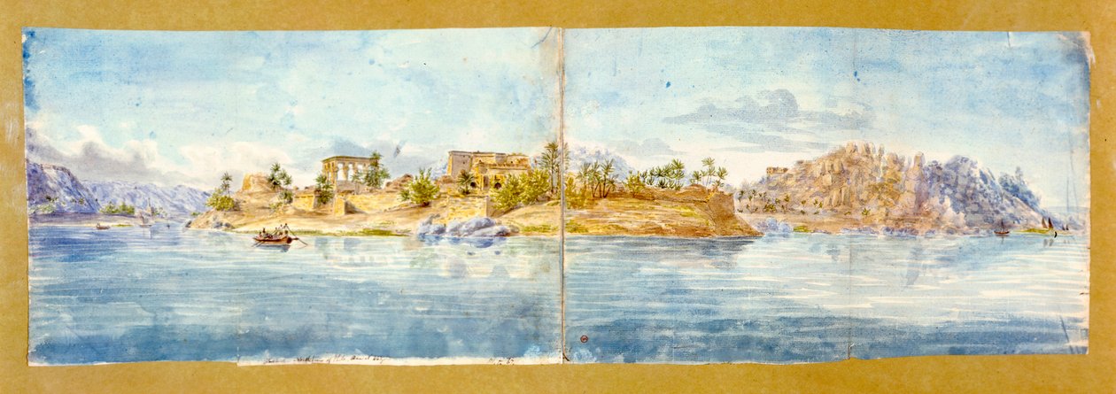 Manzara, Mısır, c19th Century by John Gardner Wilkinson