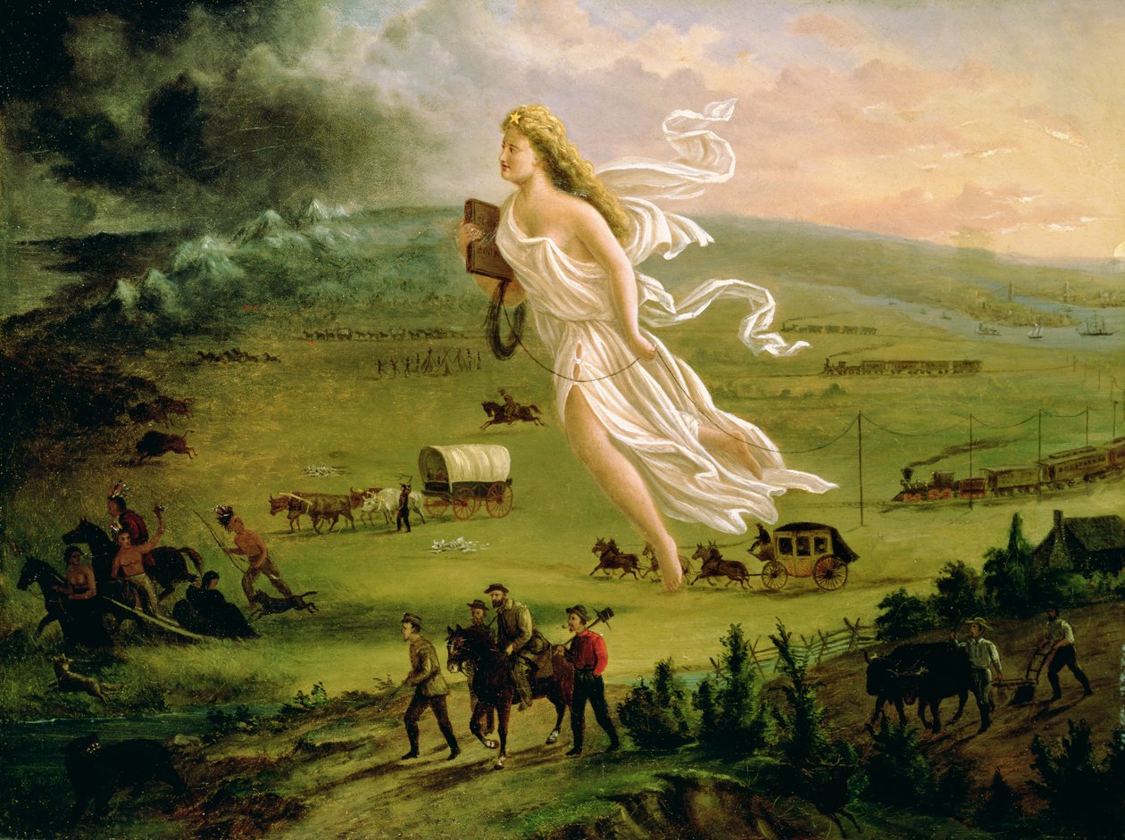 Amerikan İlerlemesi, 1872 by John Gast