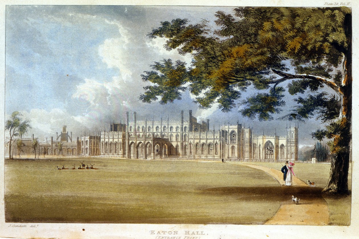 Eaton Hall, Giriş Cephesi, Ackermann
