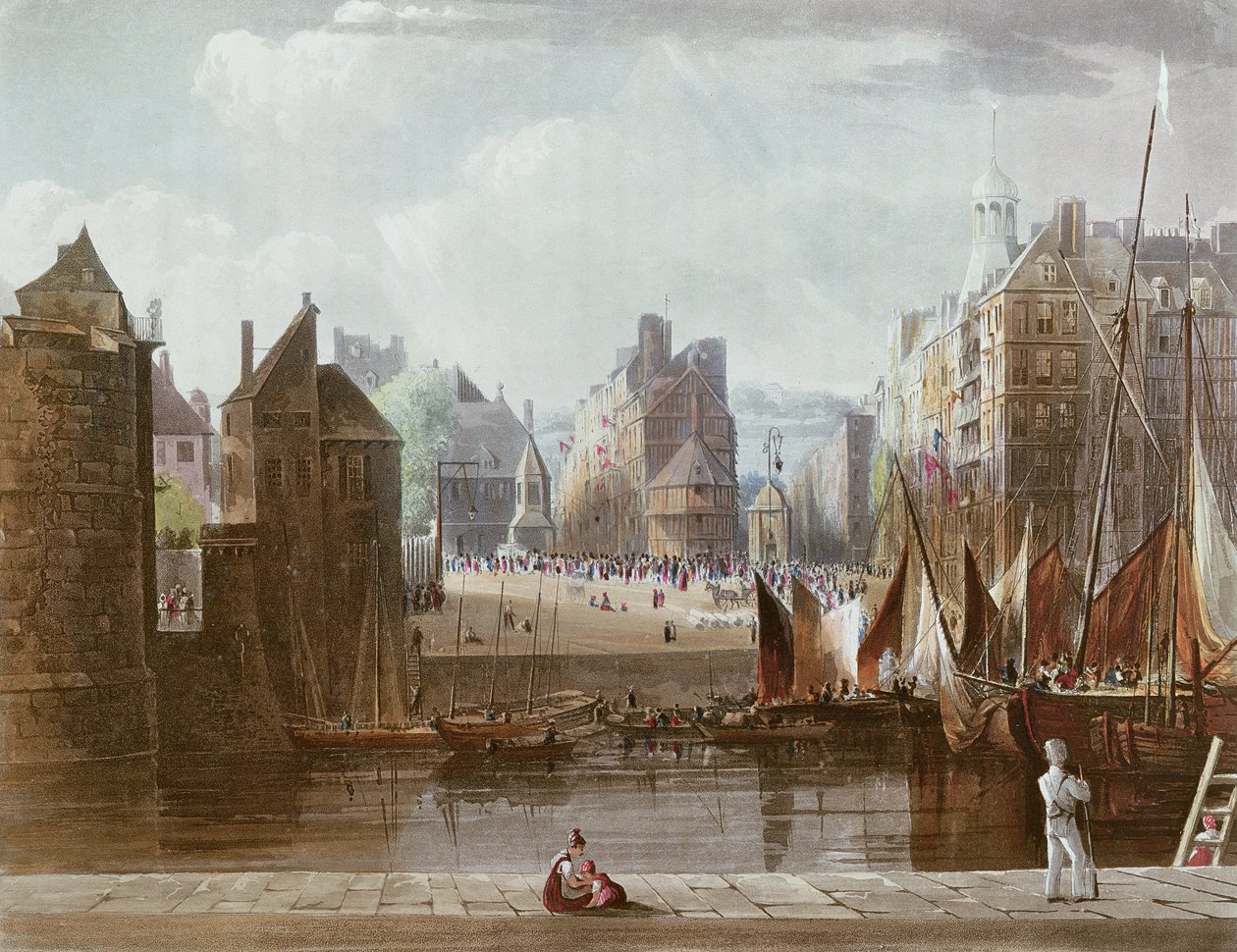 Le Havre, Thomas Sutherland (d.1785) tarafından oyulmuş 