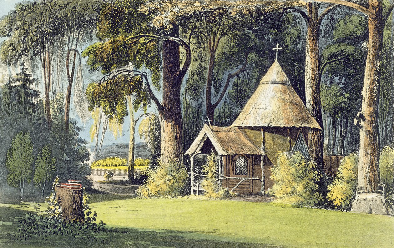 Hermitage, Ackermann'ın Sanat Deposundan, 1809-28 by John Gendall