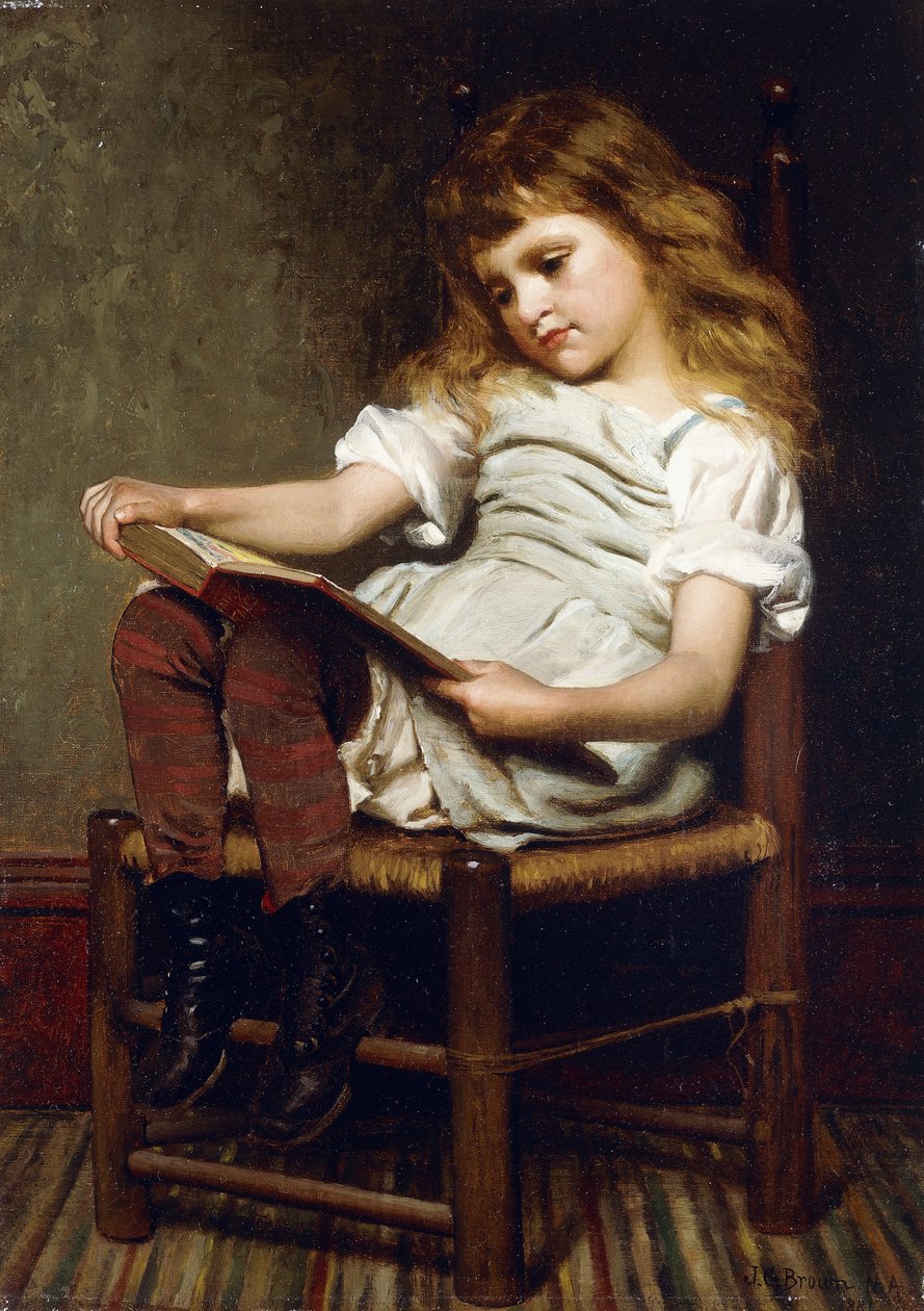 Boş Bir Saat, 1881 by John George Brown