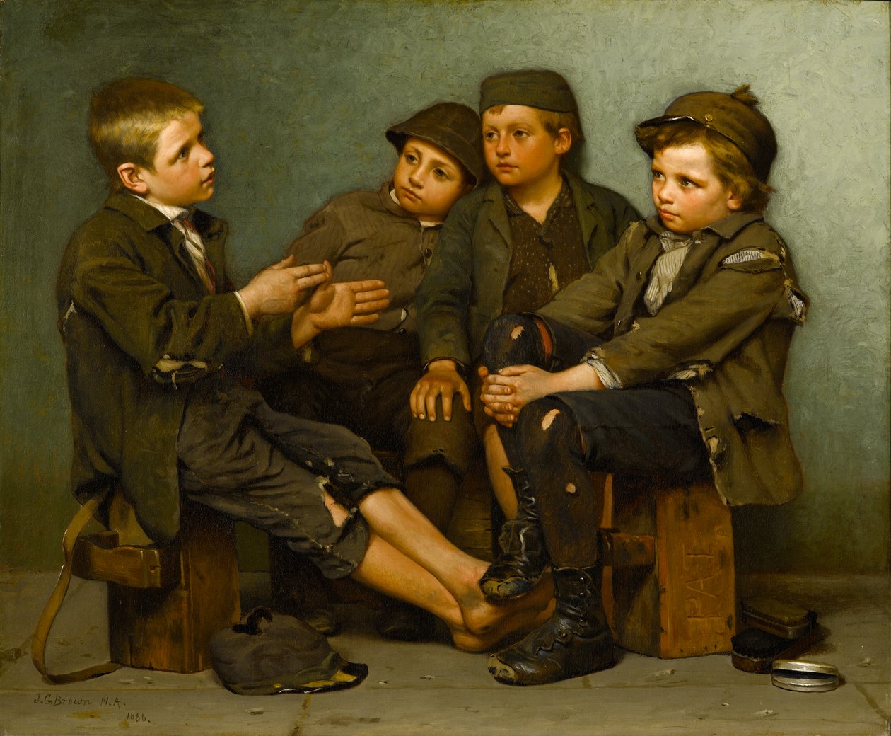 Zor Bir Hikaye, 1886 by John George Brown