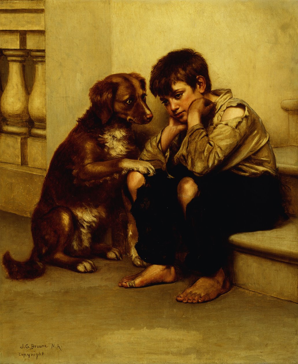 En yakın arkadaşlar, by John George Brown
