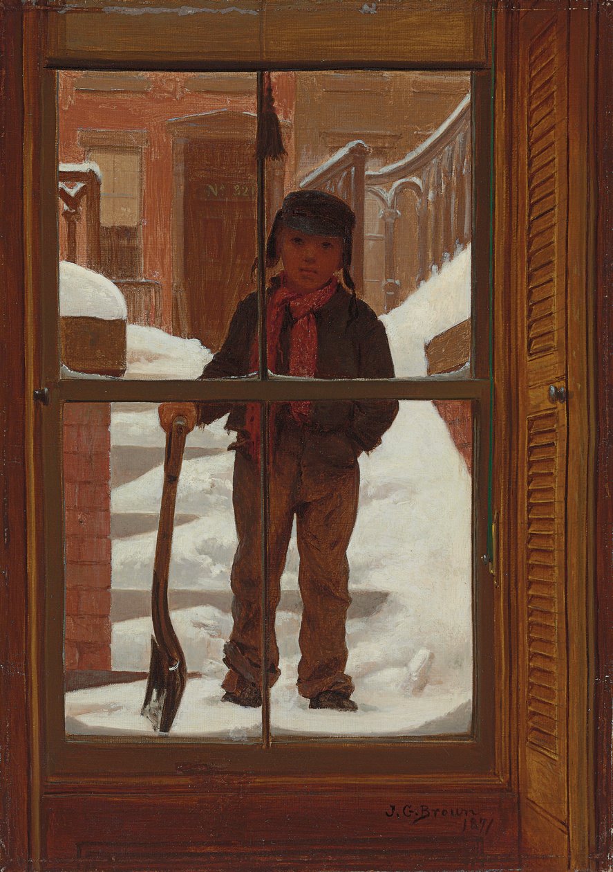 Karda Kürek Çekebilir miyim?, 1871 by John George Brown
