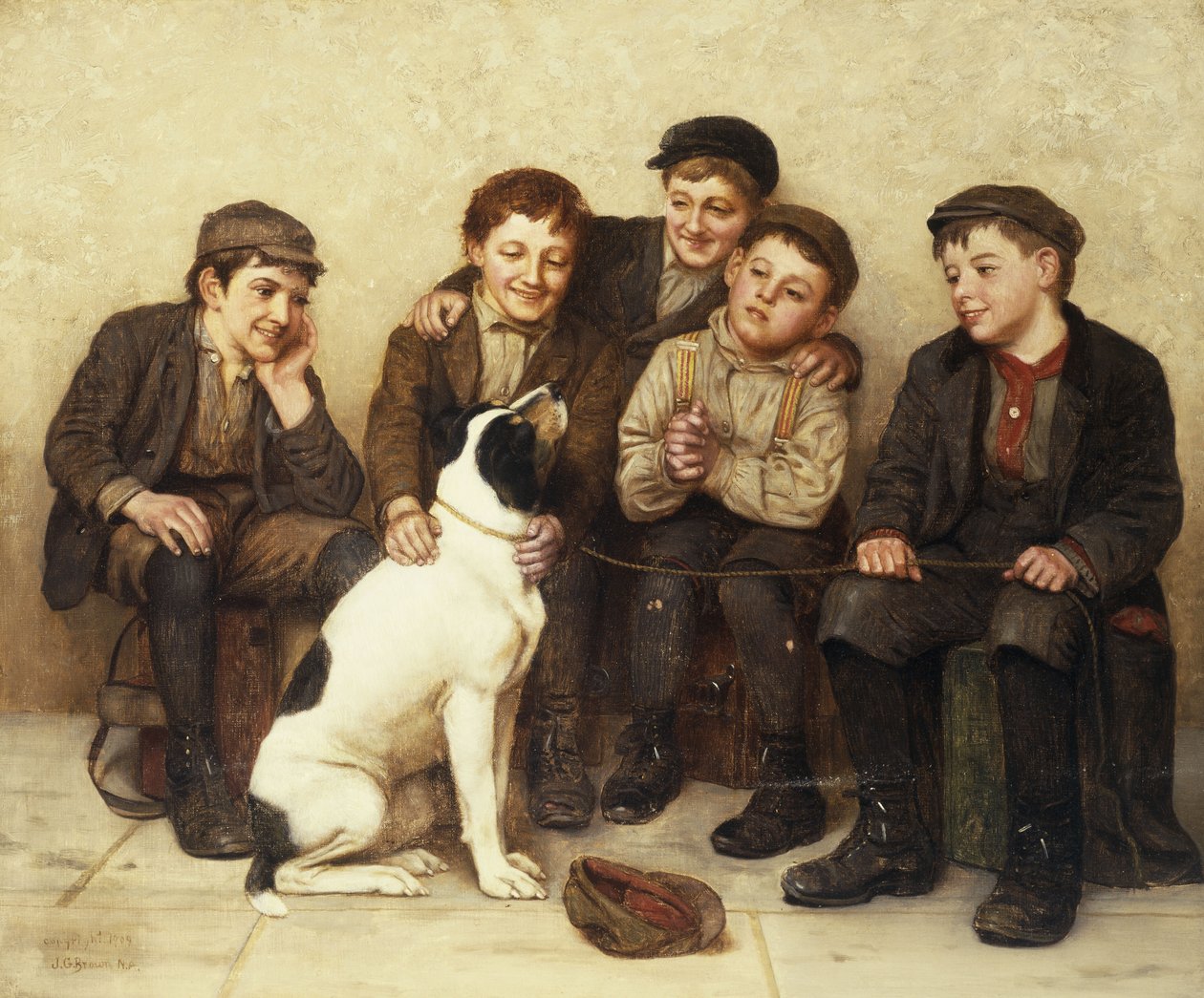 Emin Ellerde, 1909 by John George Brown