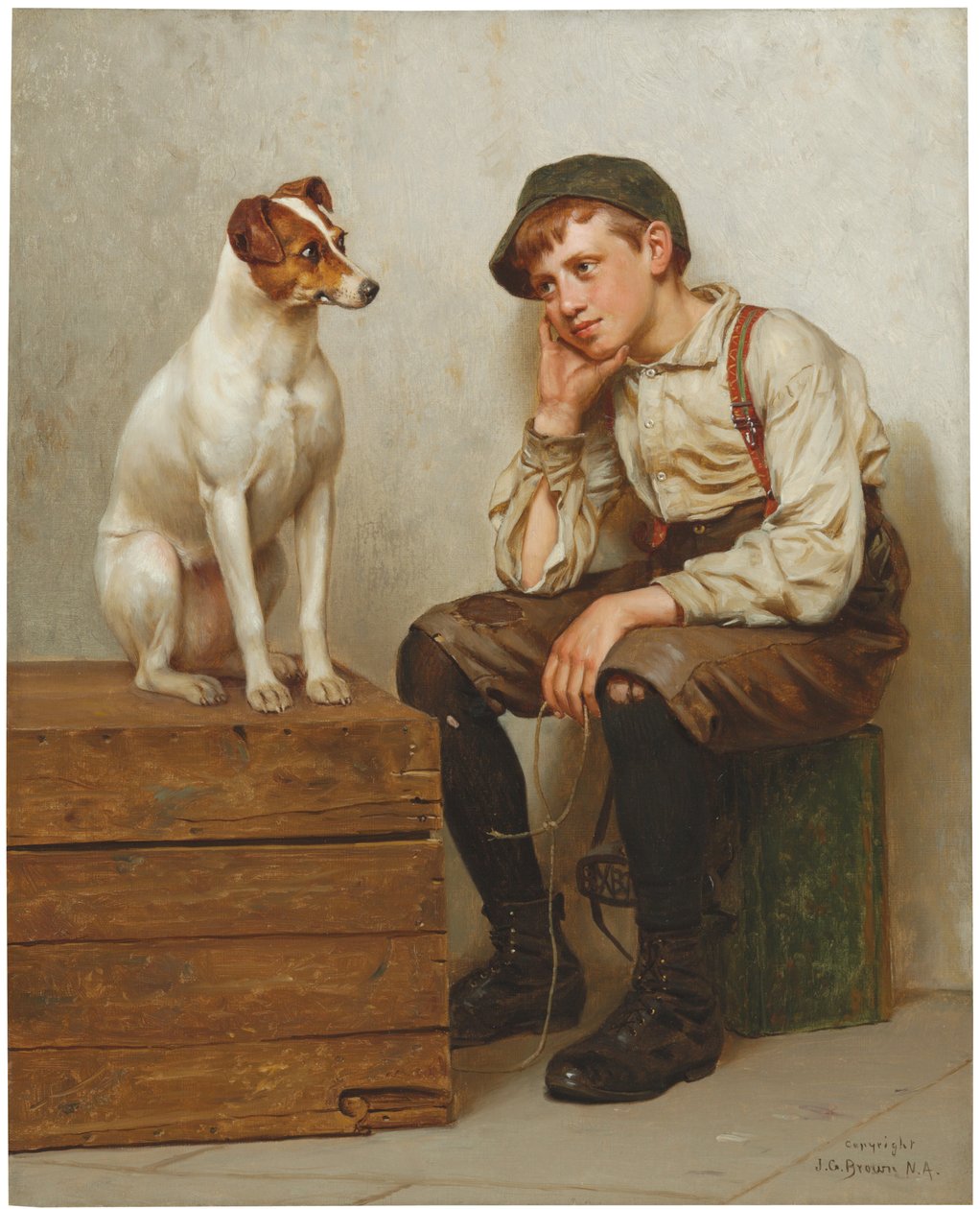 Karşılıklı Hayranlık, 1898 by John George Brown
