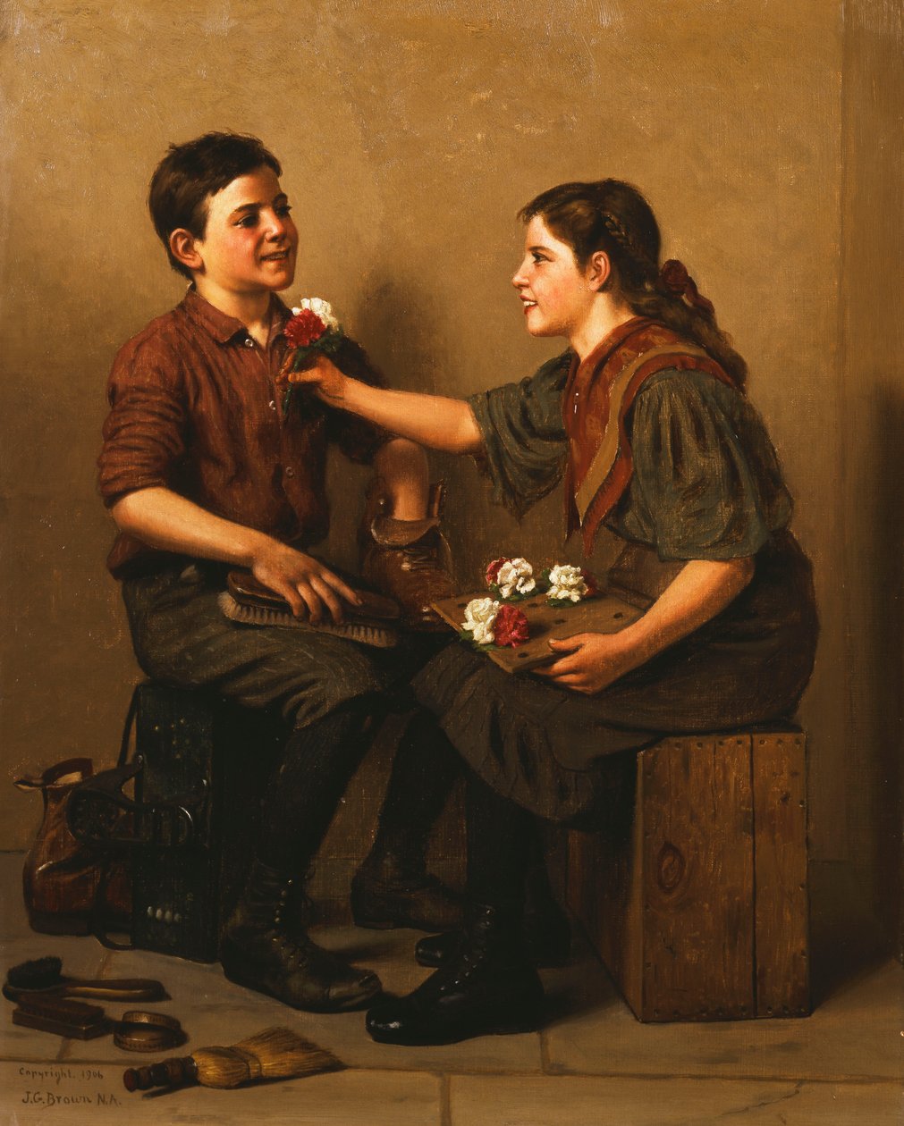 Sadece Nikel, Joe, 1906 by John George Brown