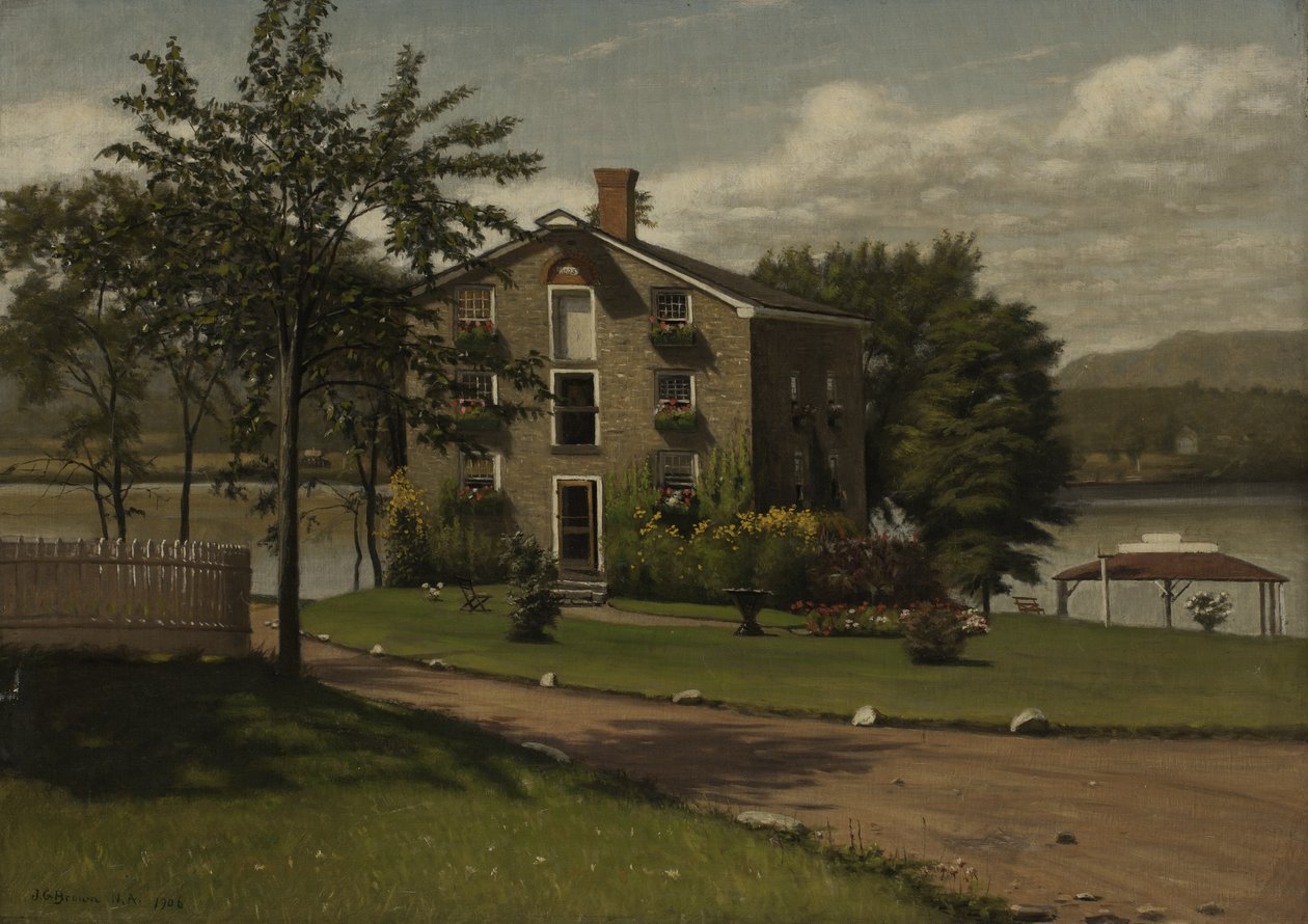 Taş Ev, Larrabees Noktası, Vermont, 1906 by John George Brown