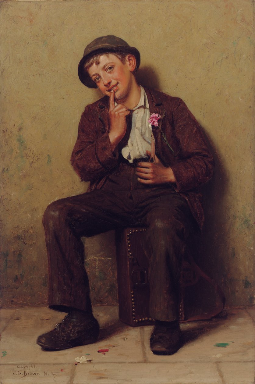 Sokak çocuğu by John George Brown