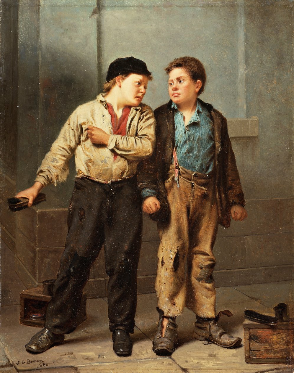 Kavga, 1866 by John George Brown