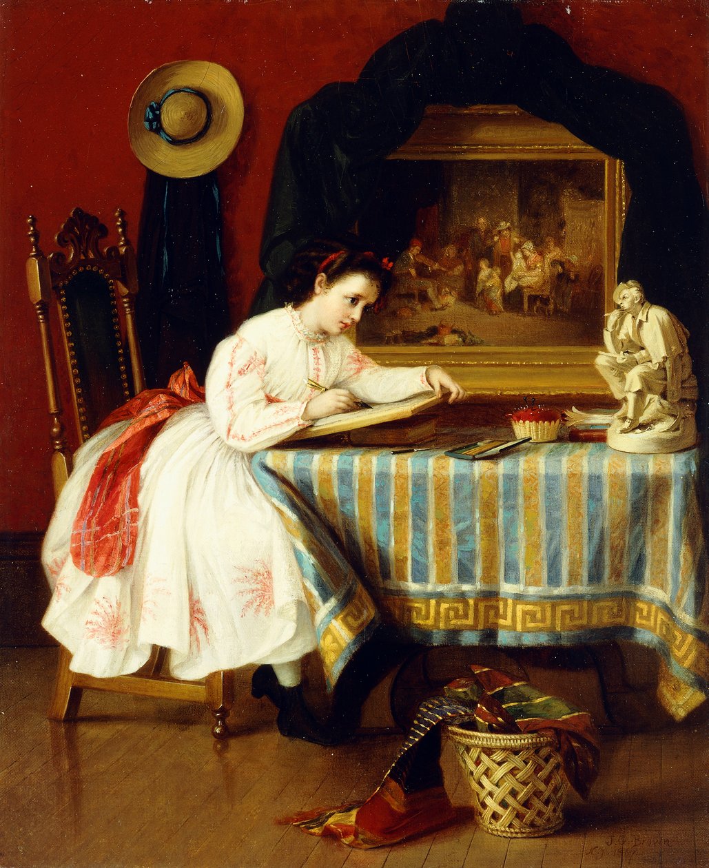 Genç Sanatçı, 1867 by John George Brown