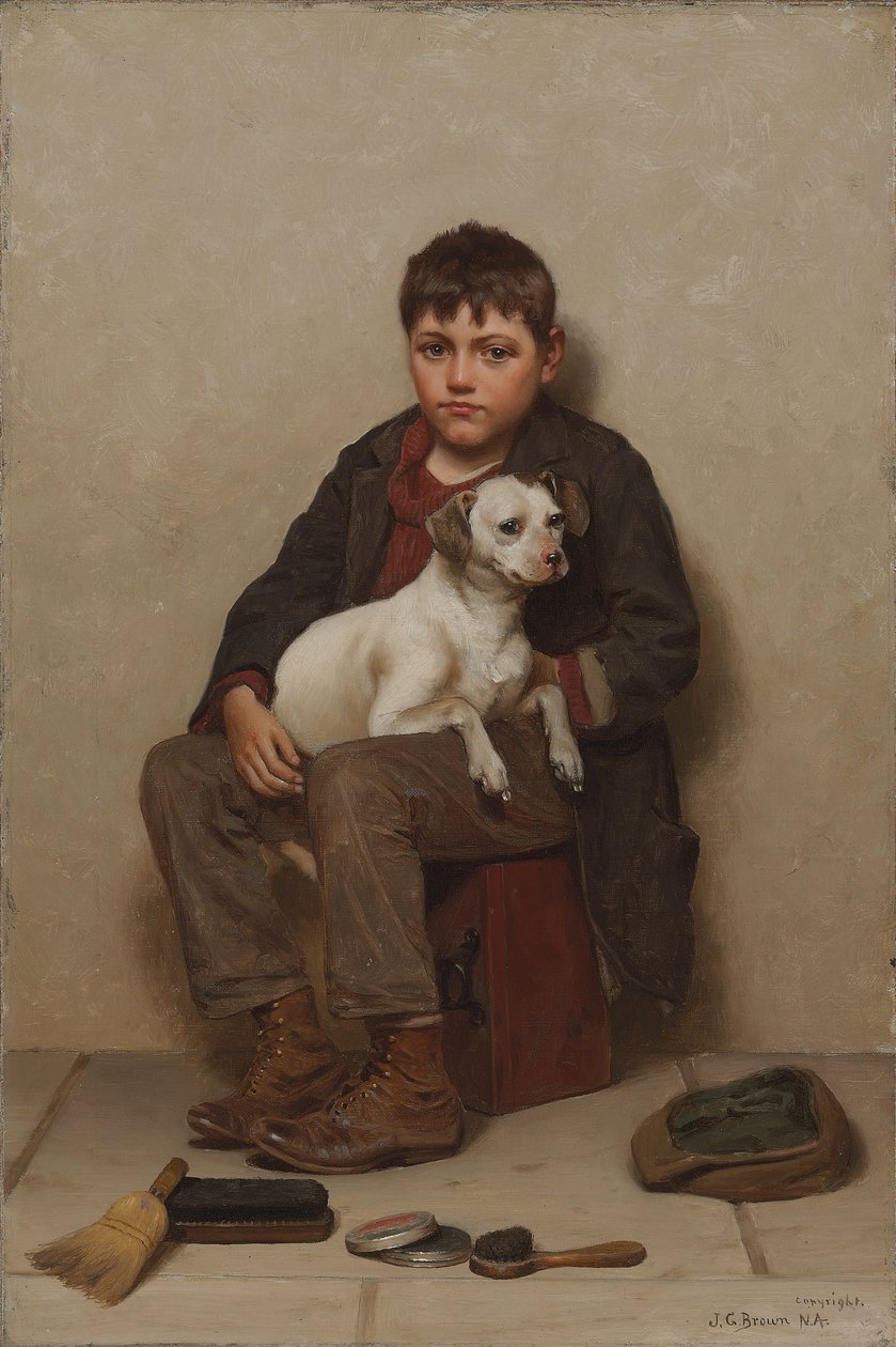 Gerçek Dostlar, 1900 by John George Brown