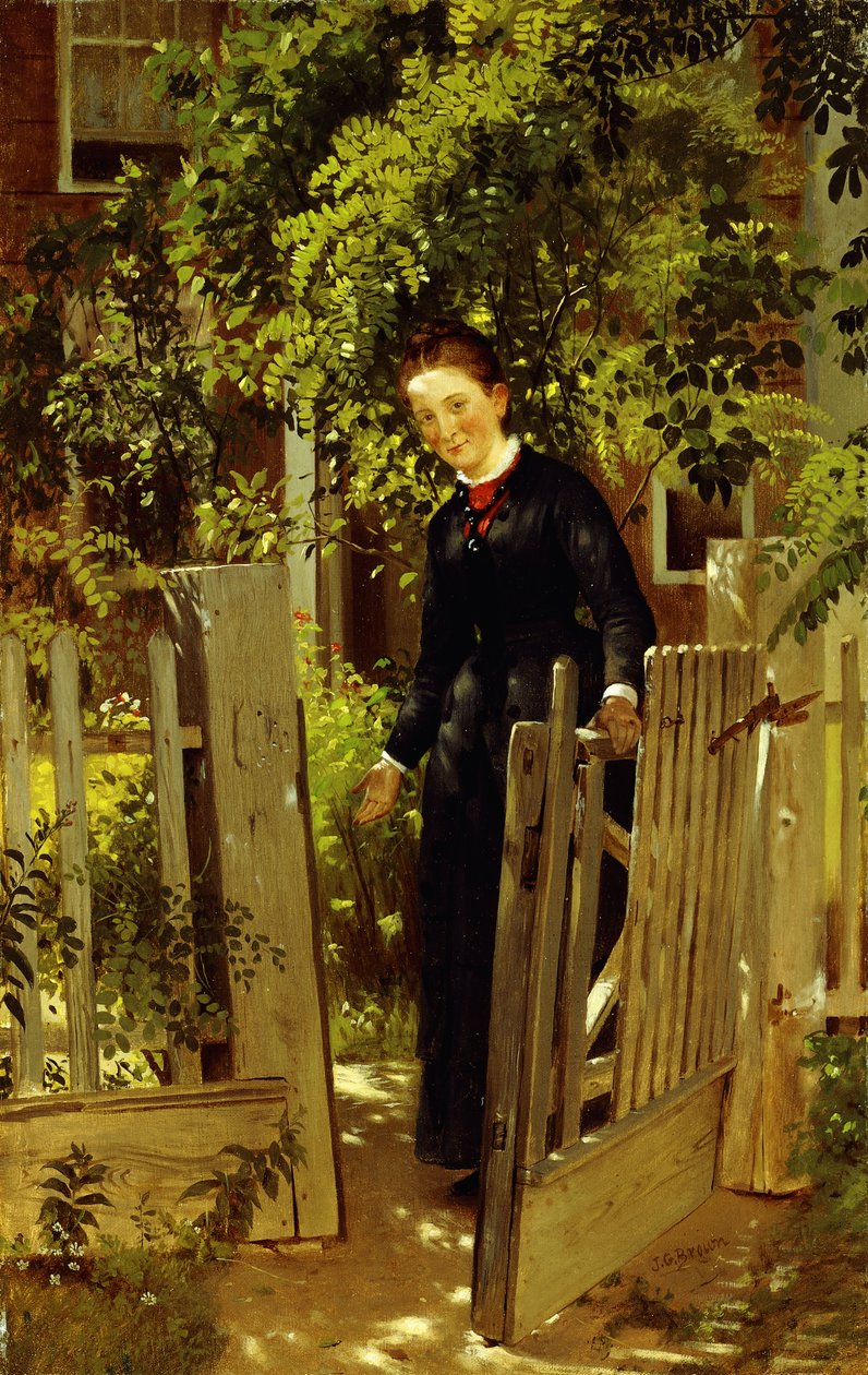içeri gir, by John George Brown