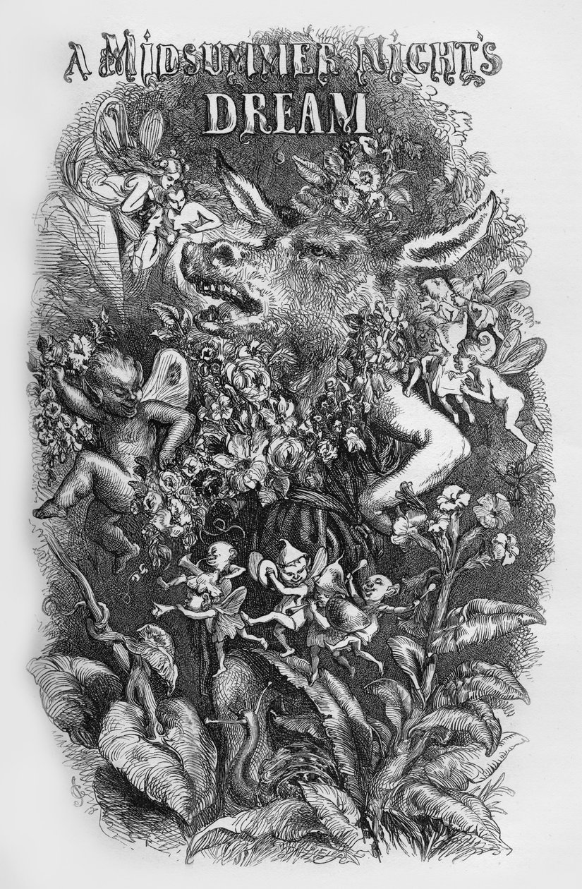 Bir Yaz Gecesi Rüyası, William Shakespeare by John Gilbert