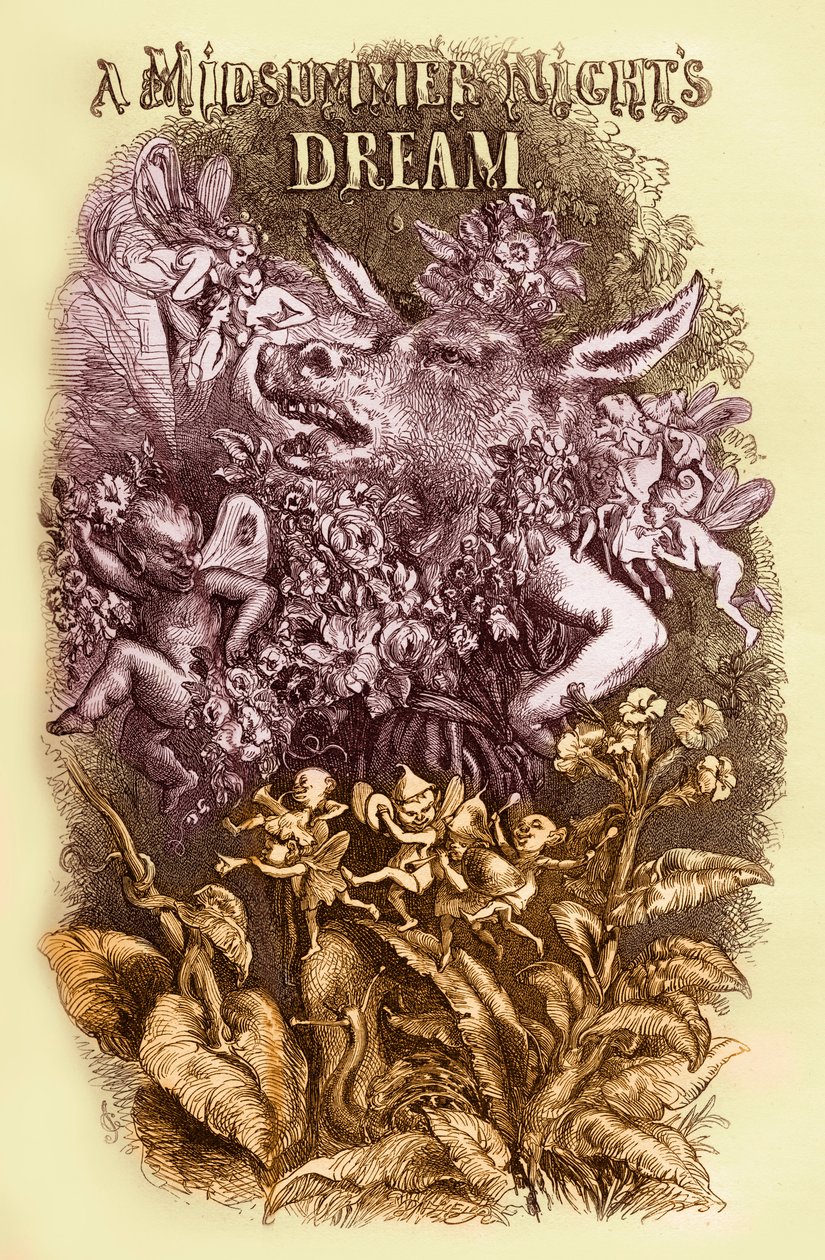 Bir Yaz Gecesi Rüyası, William Shakespeare by John Gilbert