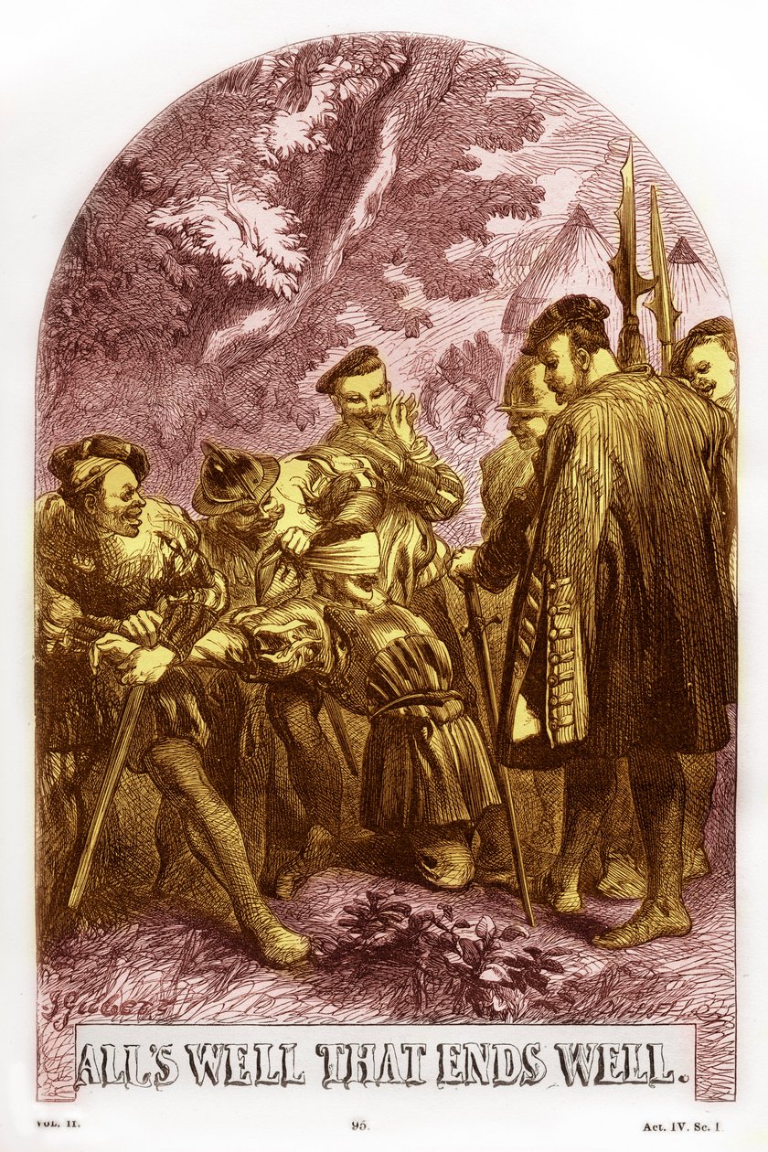 İyi Biten Her Şey İyidir, William Shakespeare by John Gilbert