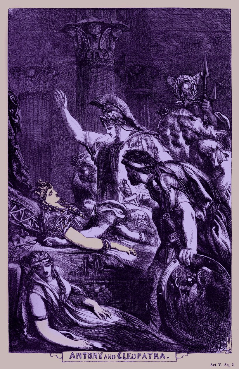 Antonius ve Kleopatra by John Gilbert