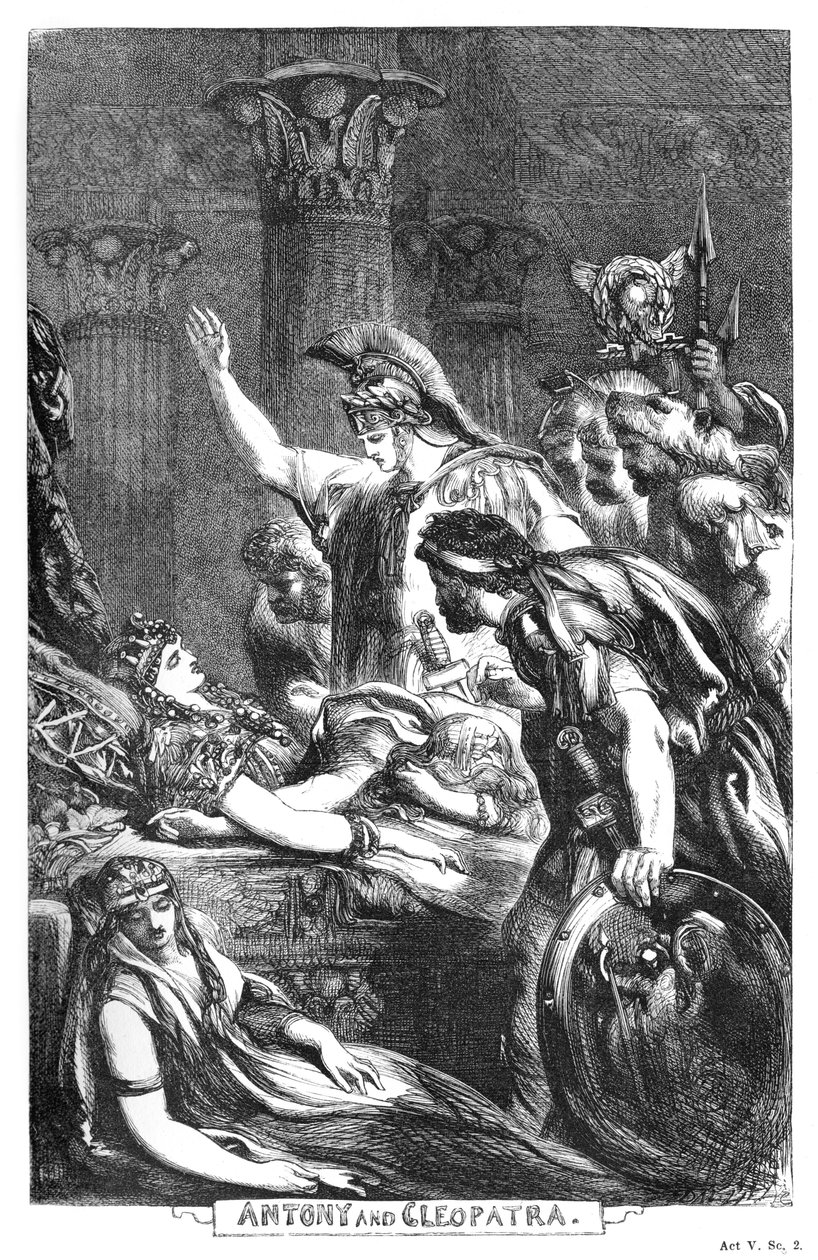 Antonius ve Kleopatra by John Gilbert