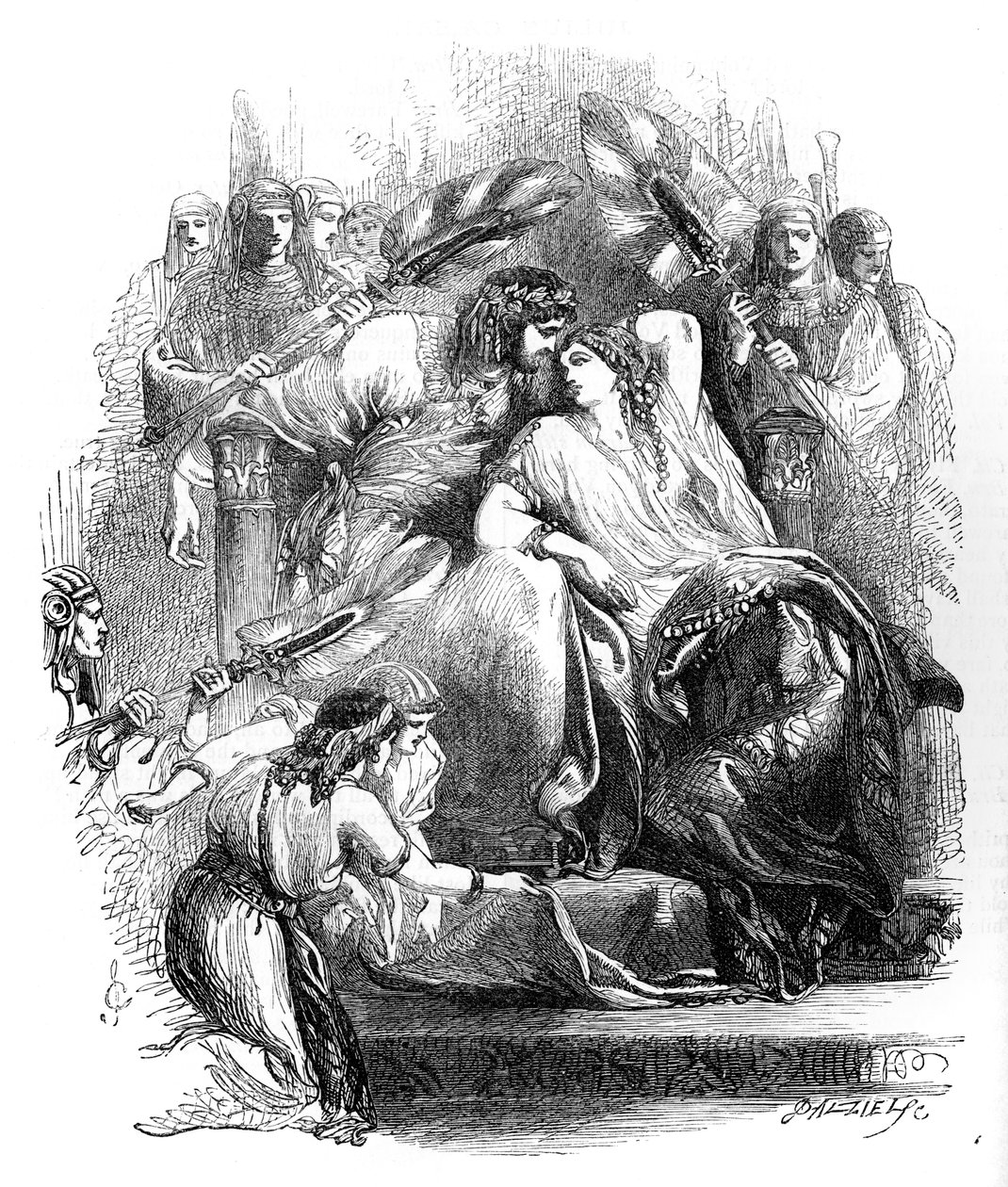Antonius ve Kleopatra, William Shakespeare by John Gilbert