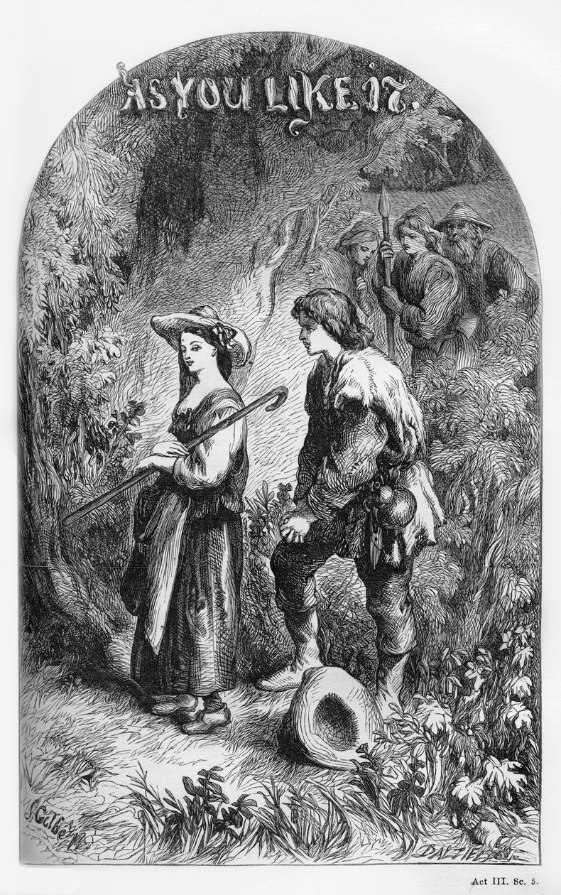Beğendiğin Gibi William Shakespeare by John Gilbert