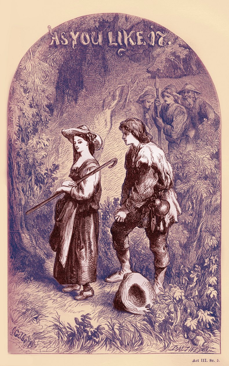 Beğendiğin Gibi William Shakespeare by John Gilbert