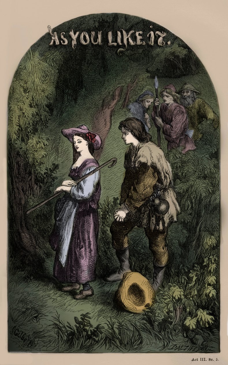 Beğendiğin Gibi William Shakespeare by John Gilbert