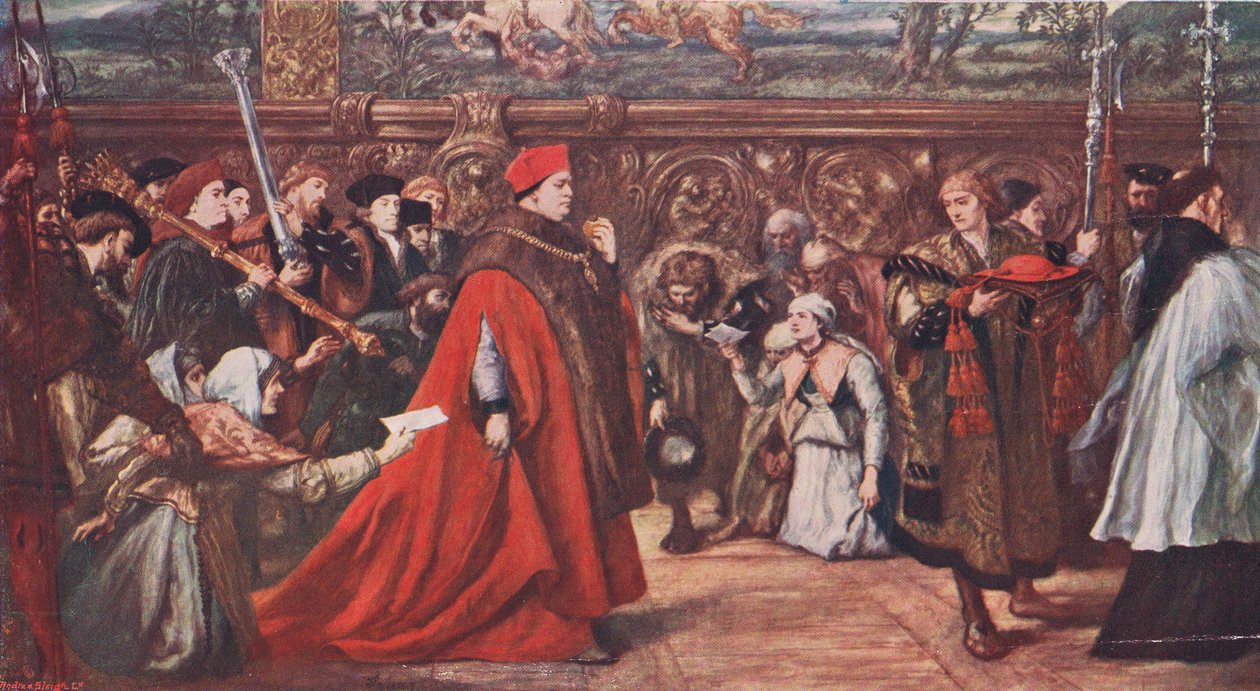 Kardinal Wolsey, Westminster Hall 1515