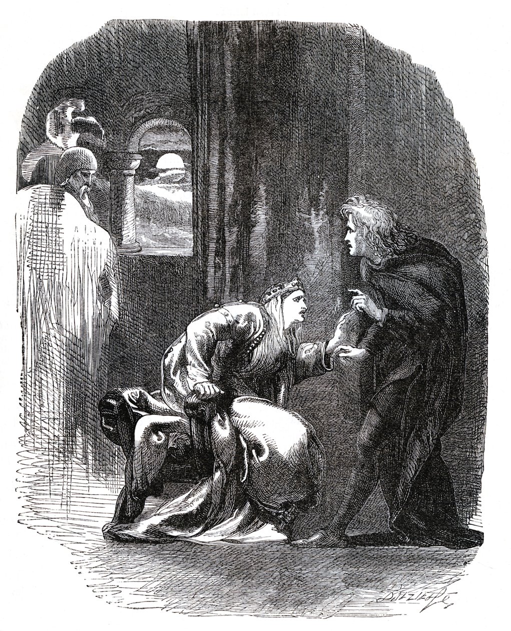 William Shakespeare tarafından Hamlet by John Gilbert