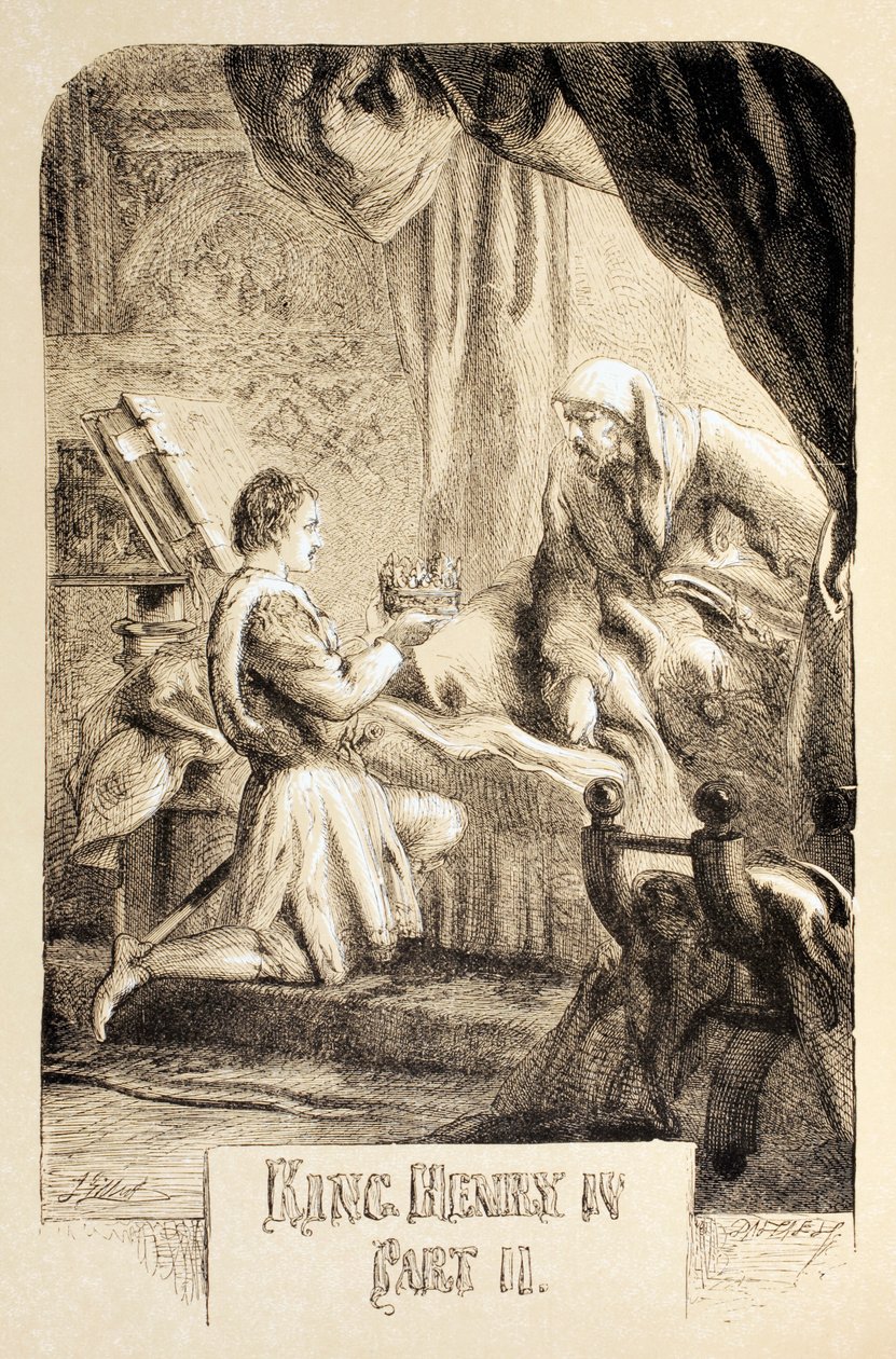 Henry IV, Kısım II, 1890 by John Gilbert