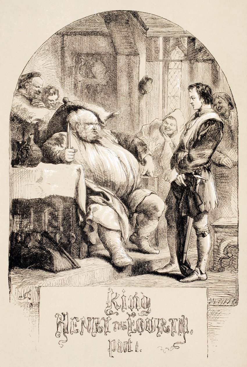 Henry IV, Kısım I, 1890 by John Gilbert