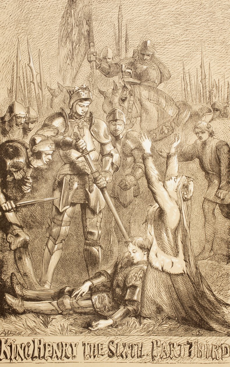 Henry VI, Bölüm III, 1890 by John Gilbert