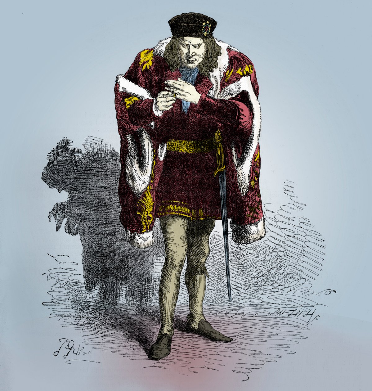 William Shakespeare tarafından Richard III by John Gilbert