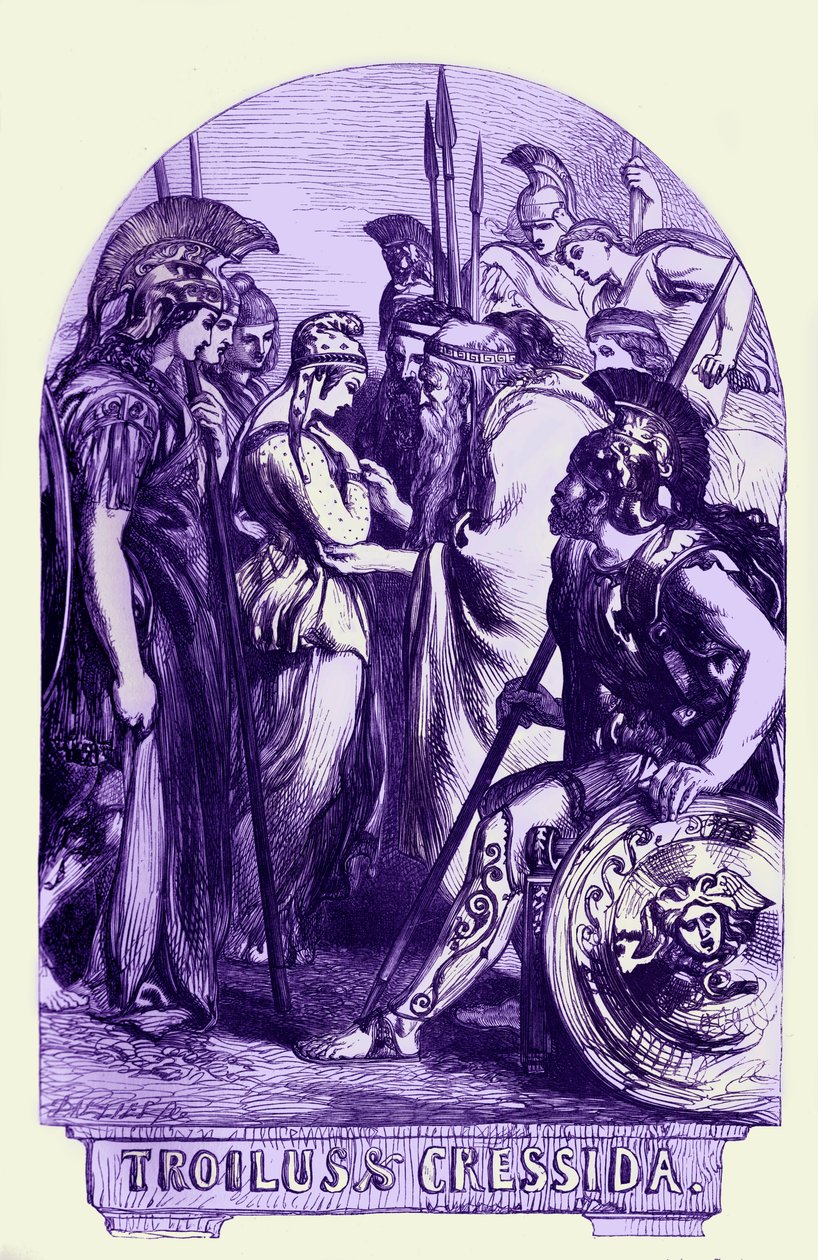 Troilus ve Cressida by John Gilbert
