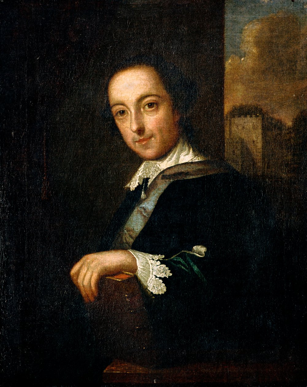 Horace Walpole, Orford 4 Earl, İngiliz tarihçi, antikacı ve politikacı, 1754 by John Giles Eccardt