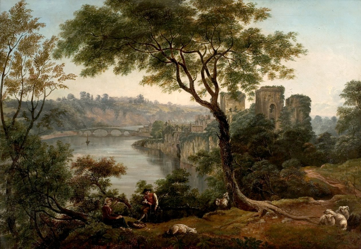 Chepstow Kalesi, Monmouthshire by John Glover